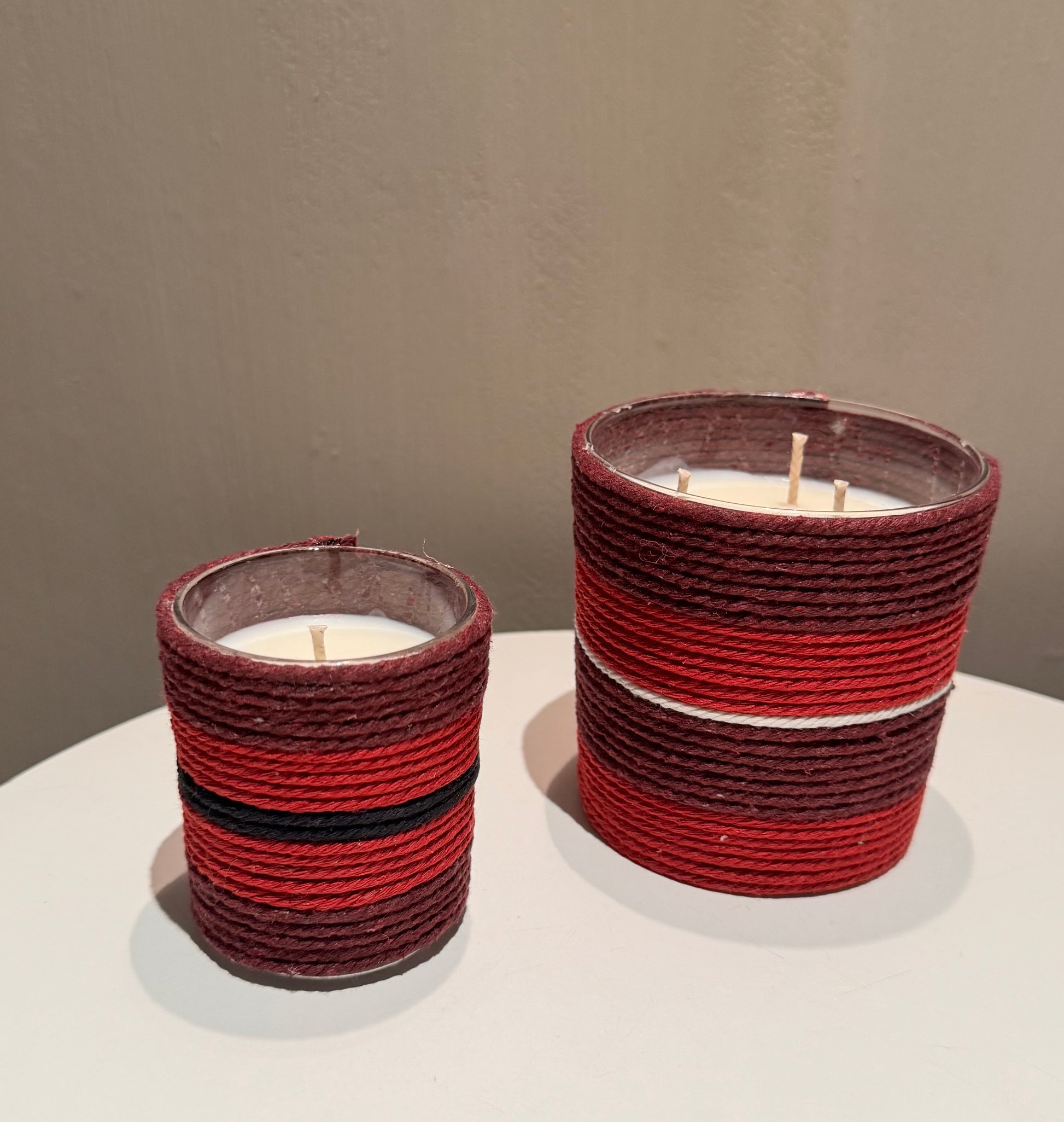Burgundy Candles ( 1 xs-1 s)