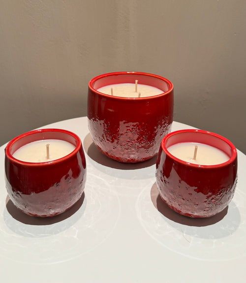 3 Beautifull Red Candles