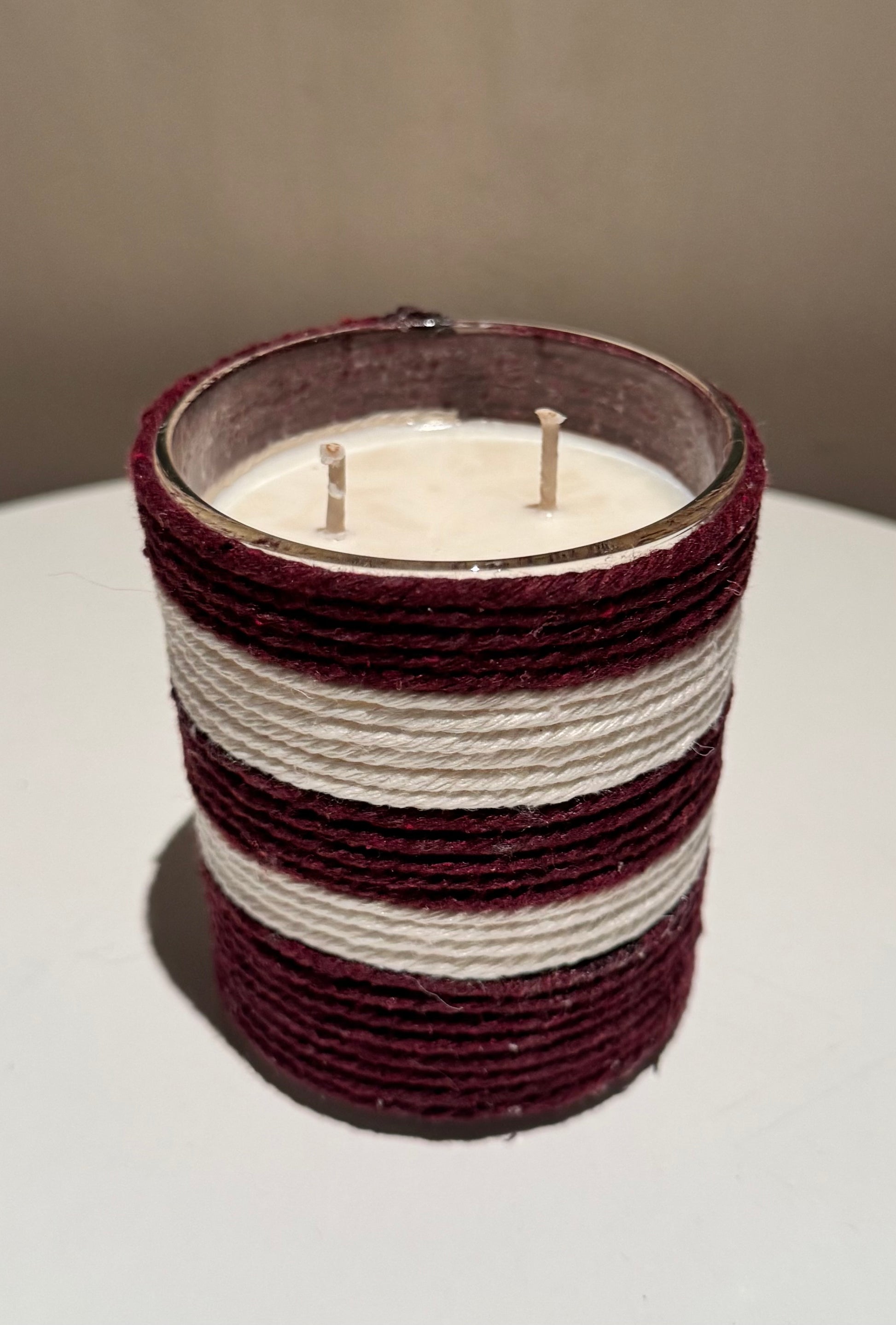 Burgundy Candle